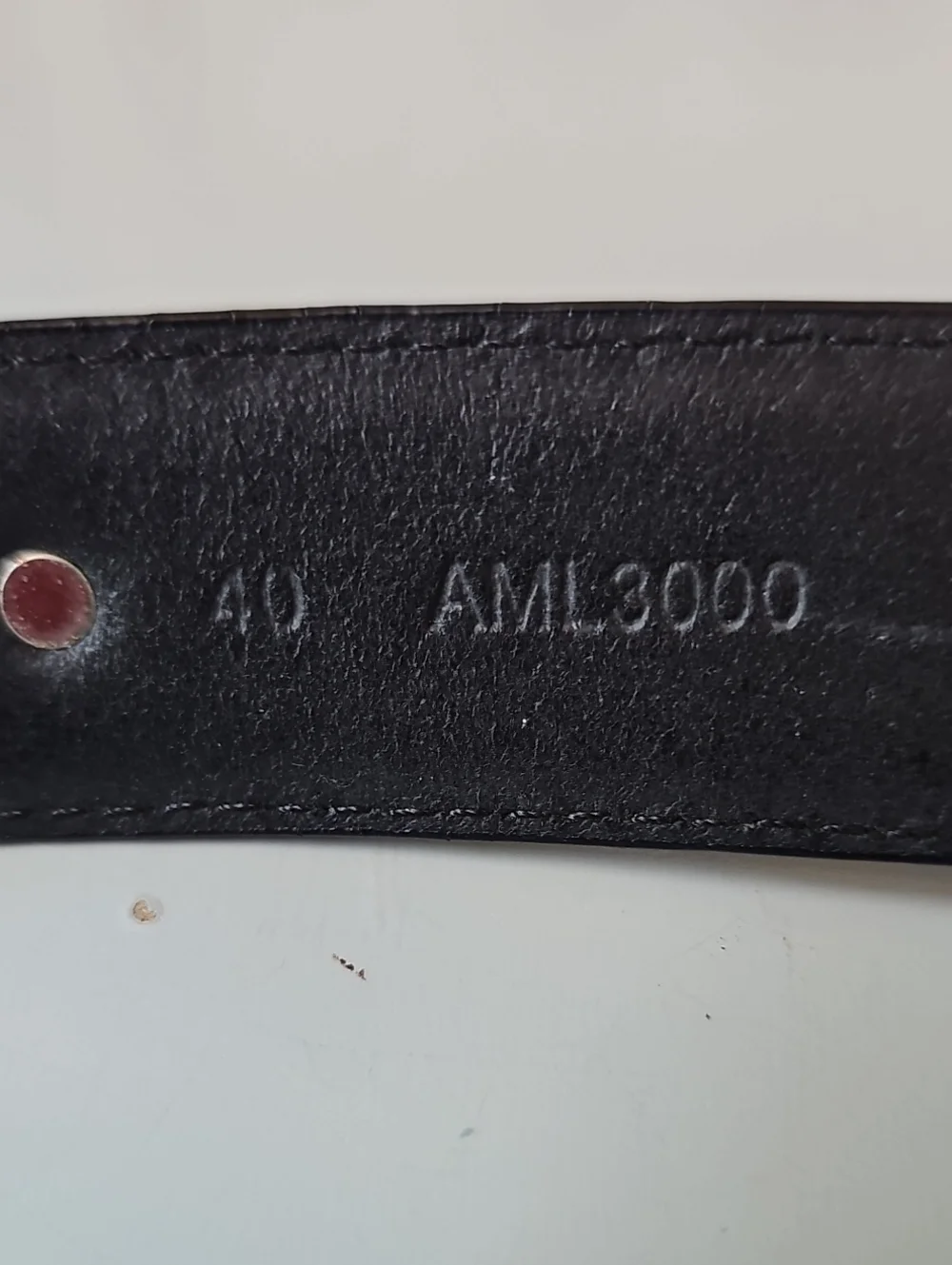 AML3000 Golf Theme Leather Belt